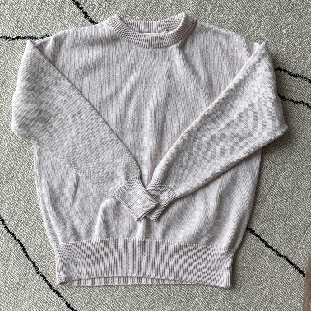 Julia Amory Falmouth Cotton Knit Crewneck Sweater